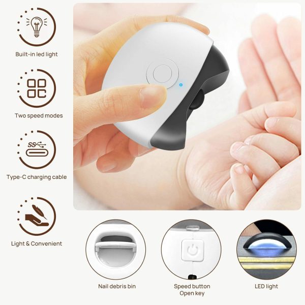 Automatic Electric Nail Clipper Trimmer For Elderly And Children